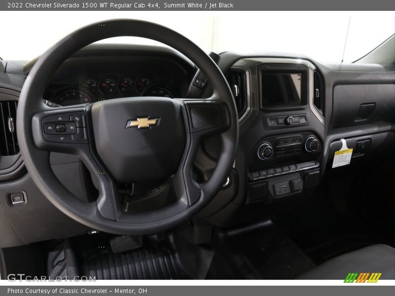Summit White / Jet Black 2022 Chevrolet Silverado 1500 WT Regular Cab 4x4