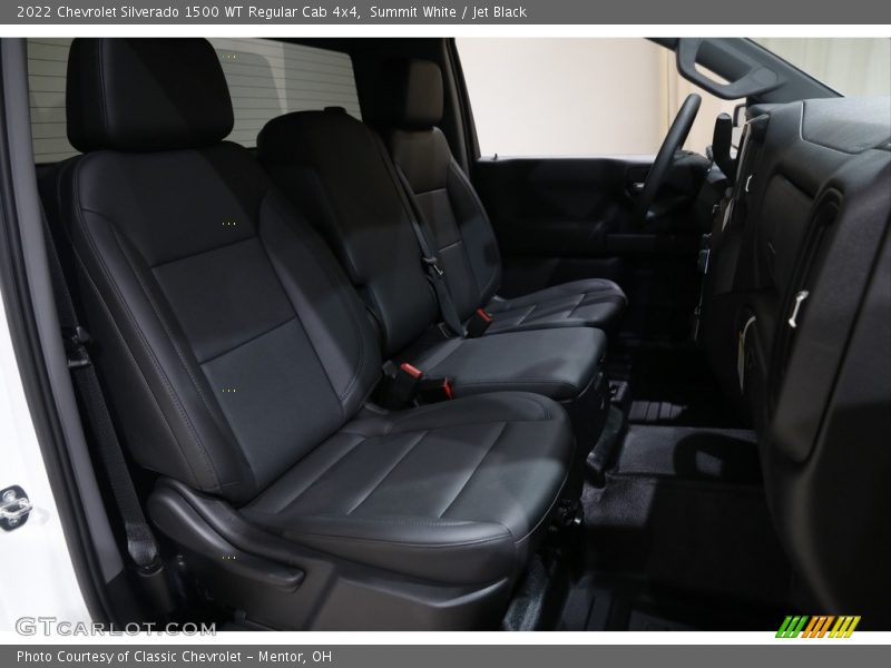 Summit White / Jet Black 2022 Chevrolet Silverado 1500 WT Regular Cab 4x4