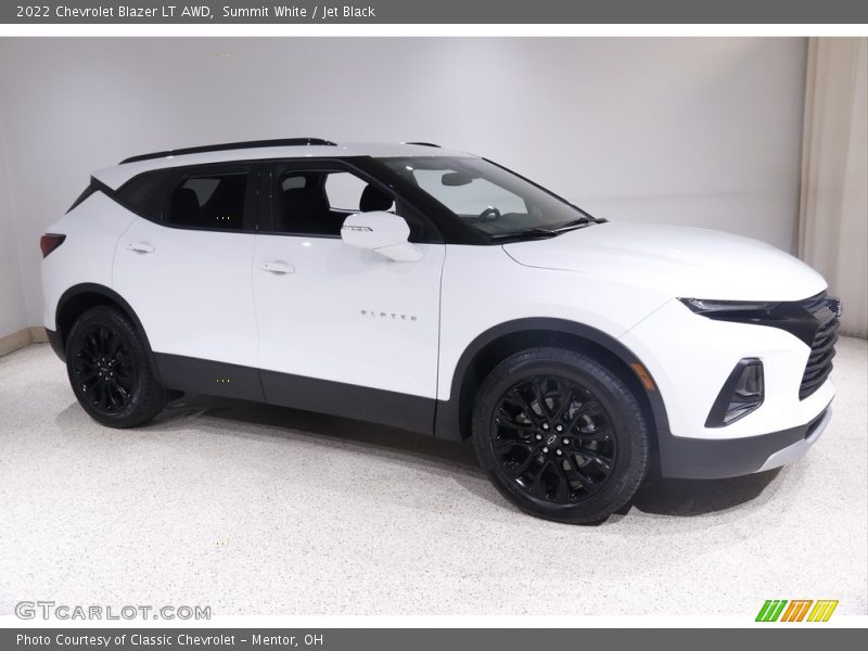 Summit White / Jet Black 2022 Chevrolet Blazer LT AWD