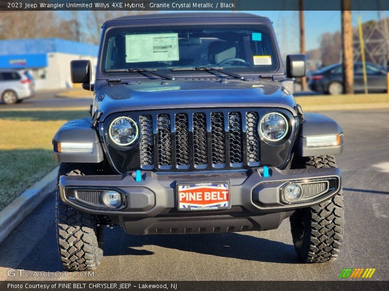 Granite Crystal Metallic / Black 2023 Jeep Wrangler Unlimited Willys 4XE Hybrid