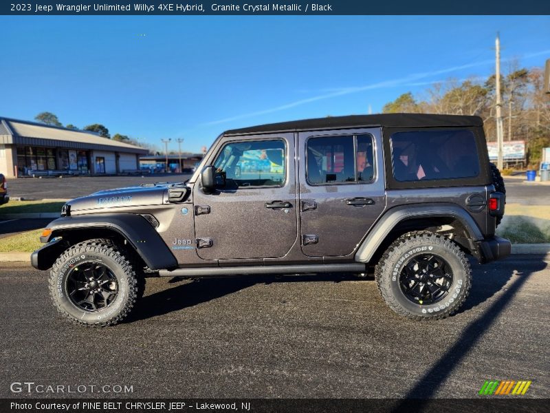 Granite Crystal Metallic / Black 2023 Jeep Wrangler Unlimited Willys 4XE Hybrid