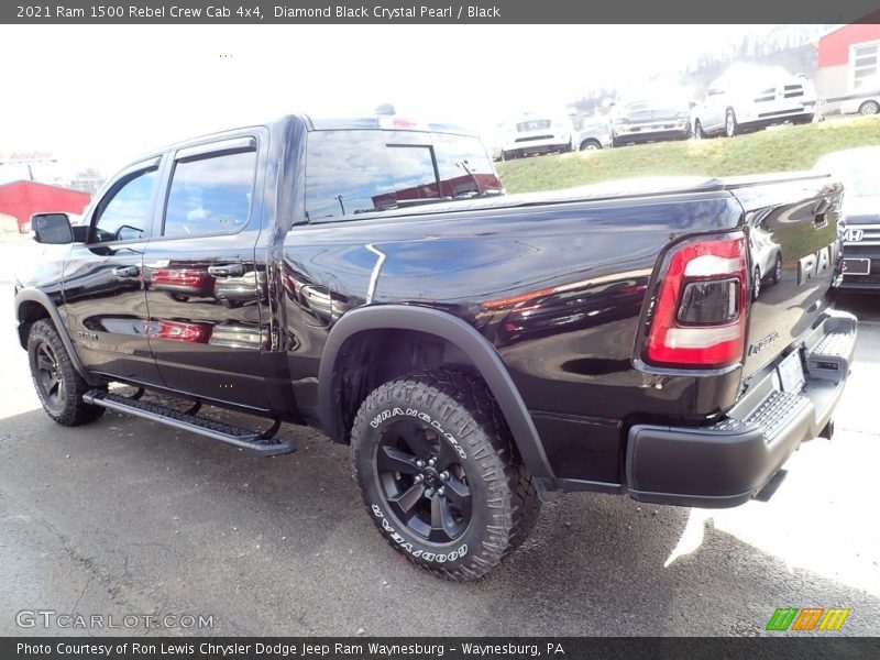  2021 1500 Rebel Crew Cab 4x4 Diamond Black Crystal Pearl