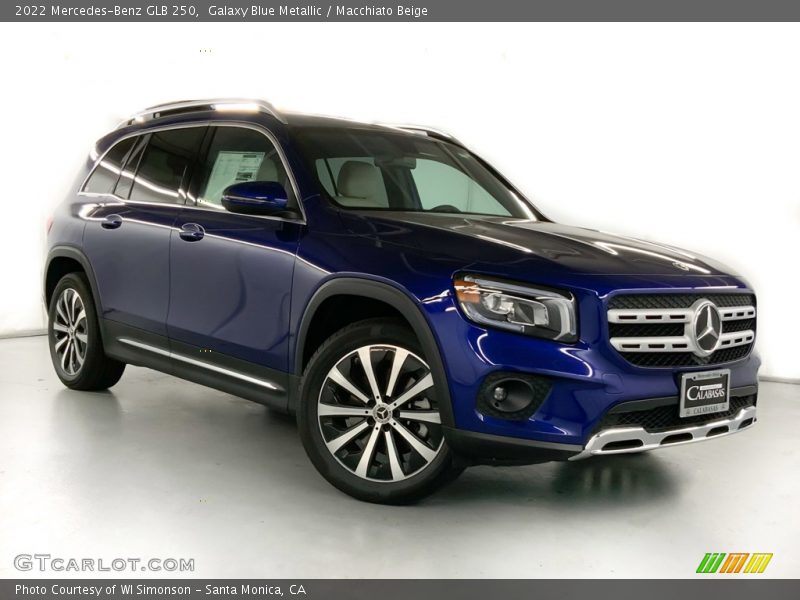 Galaxy Blue Metallic / Macchiato Beige 2022 Mercedes-Benz GLB 250
