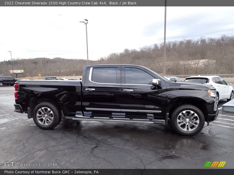 Black / Jet Black 2022 Chevrolet Silverado 1500 High Country Crew Cab 4x4