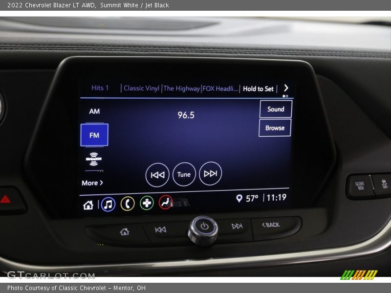 Summit White / Jet Black 2022 Chevrolet Blazer LT AWD