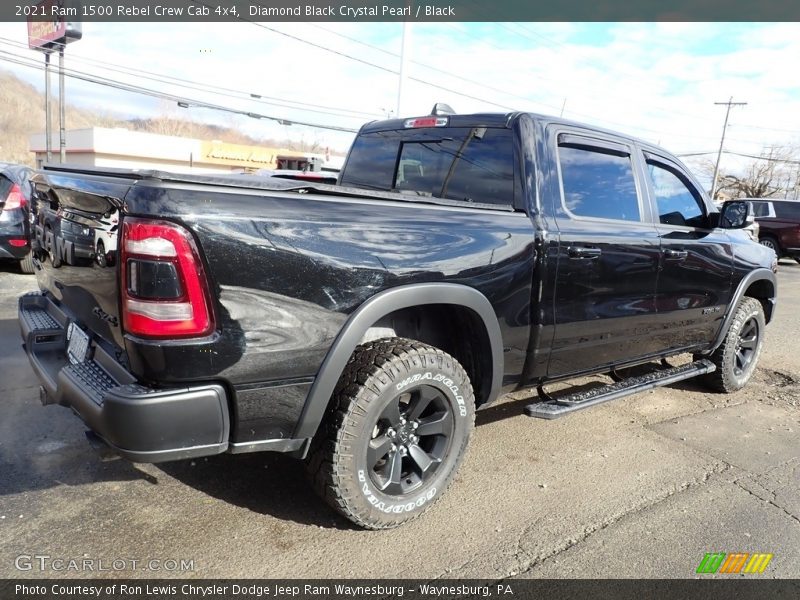 Diamond Black Crystal Pearl / Black 2021 Ram 1500 Rebel Crew Cab 4x4
