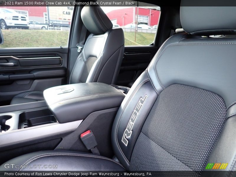 Front Seat of 2021 1500 Rebel Crew Cab 4x4