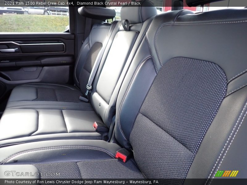 Rear Seat of 2021 1500 Rebel Crew Cab 4x4