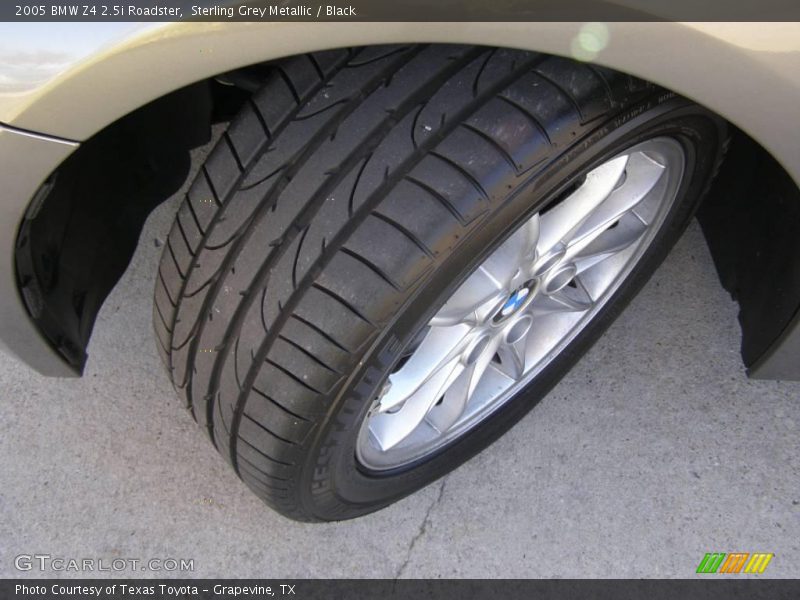 Sterling Grey Metallic / Black 2005 BMW Z4 2.5i Roadster