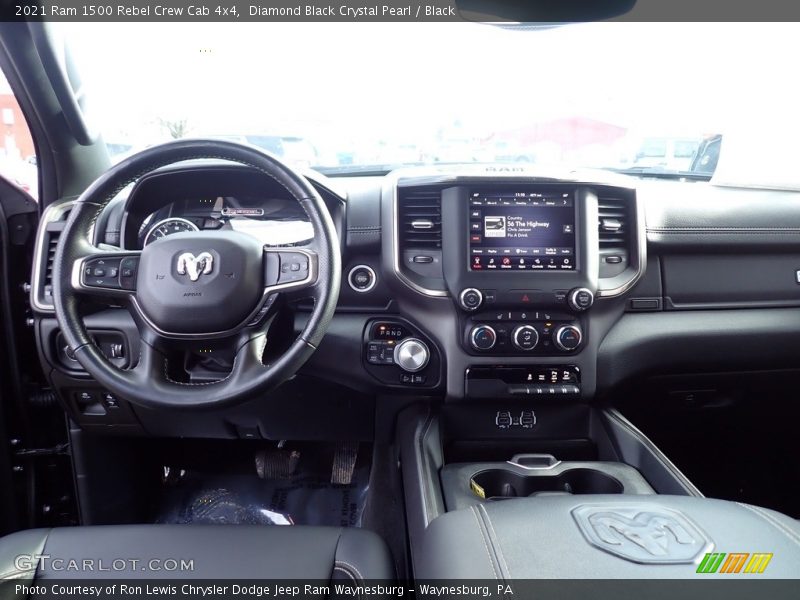 Dashboard of 2021 1500 Rebel Crew Cab 4x4