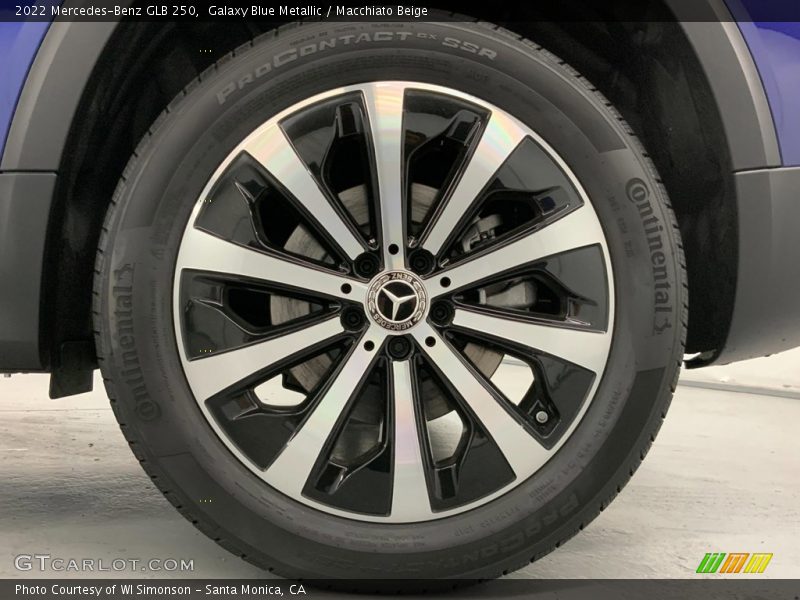 Galaxy Blue Metallic / Macchiato Beige 2022 Mercedes-Benz GLB 250