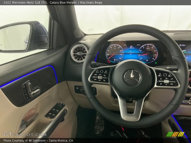 Galaxy Blue Metallic / Macchiato Beige 2022 Mercedes-Benz GLB 250