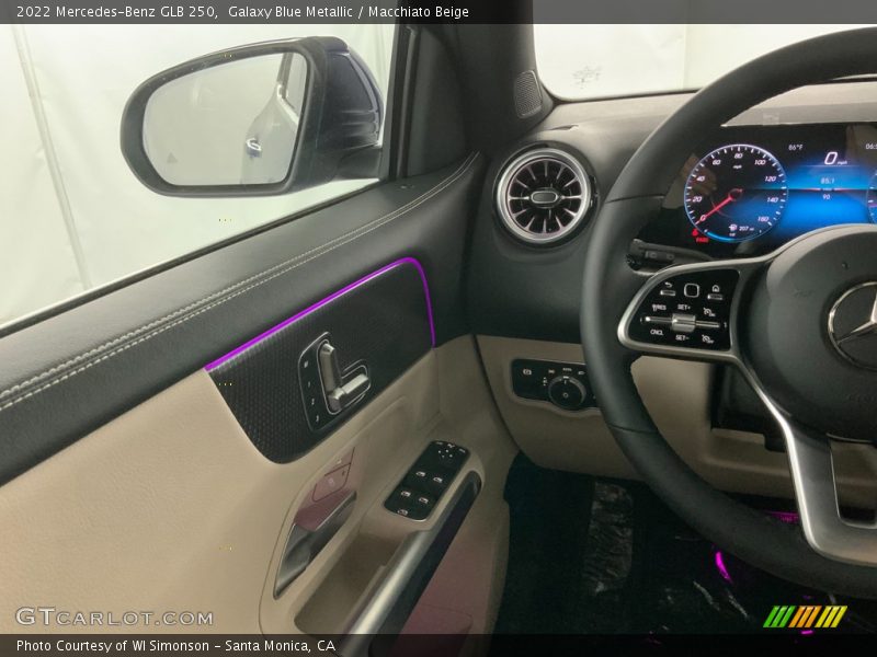 Galaxy Blue Metallic / Macchiato Beige 2022 Mercedes-Benz GLB 250