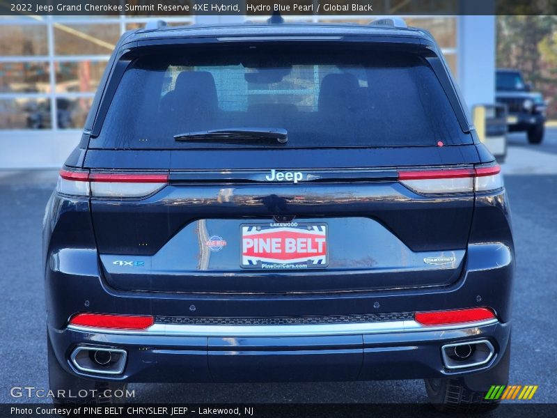 Hydro Blue Pearl / Global Black 2022 Jeep Grand Cherokee Summit Reserve 4XE Hybrid