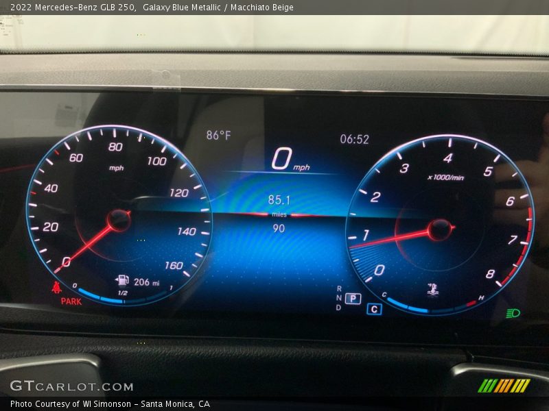 Galaxy Blue Metallic / Macchiato Beige 2022 Mercedes-Benz GLB 250