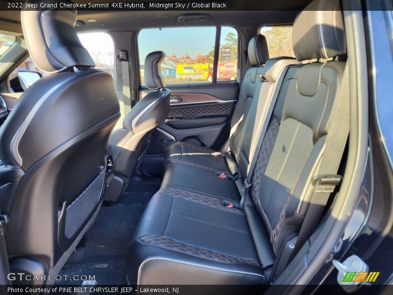 Rear Seat of 2022 Grand Cherokee Summit 4XE Hybrid