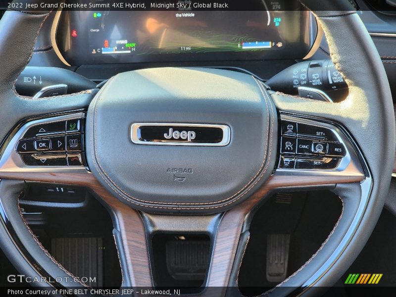  2022 Grand Cherokee Summit 4XE Hybrid Steering Wheel