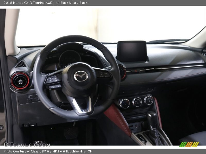Jet Black Mica / Black 2018 Mazda CX-3 Touring AWD