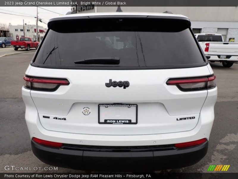 Bright White / Global Black 2023 Jeep Grand Cherokee L Limited 4x4