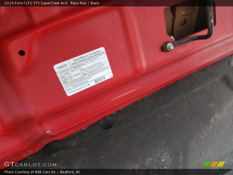 Race Red / Black 2014 Ford F150 STX SuperCrew 4x4