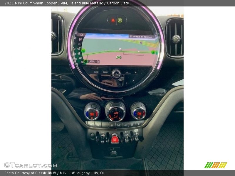Island Blue Metallic / Carbon Black 2021 Mini Countryman Cooper S All4
