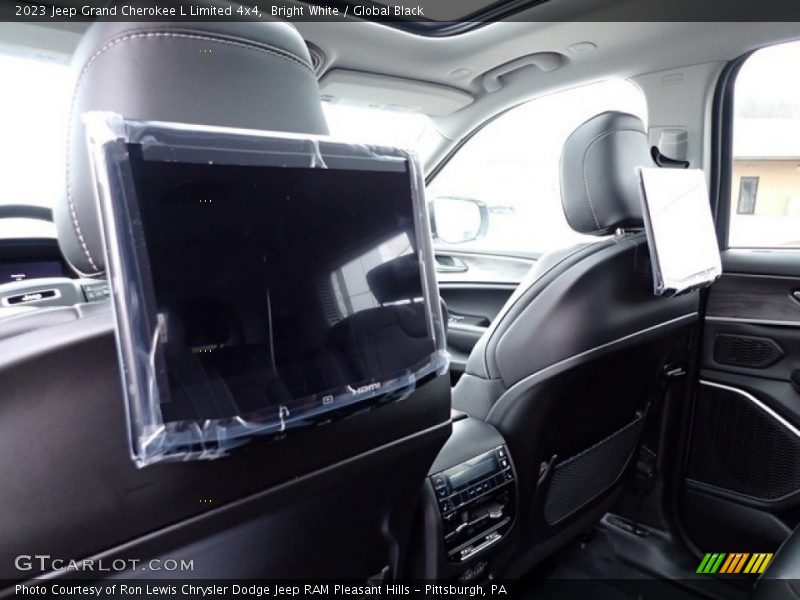 Bright White / Global Black 2023 Jeep Grand Cherokee L Limited 4x4