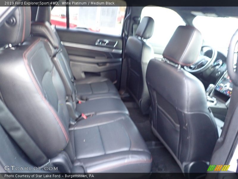 White Platinum / Medium Black 2019 Ford Explorer Sport 4WD