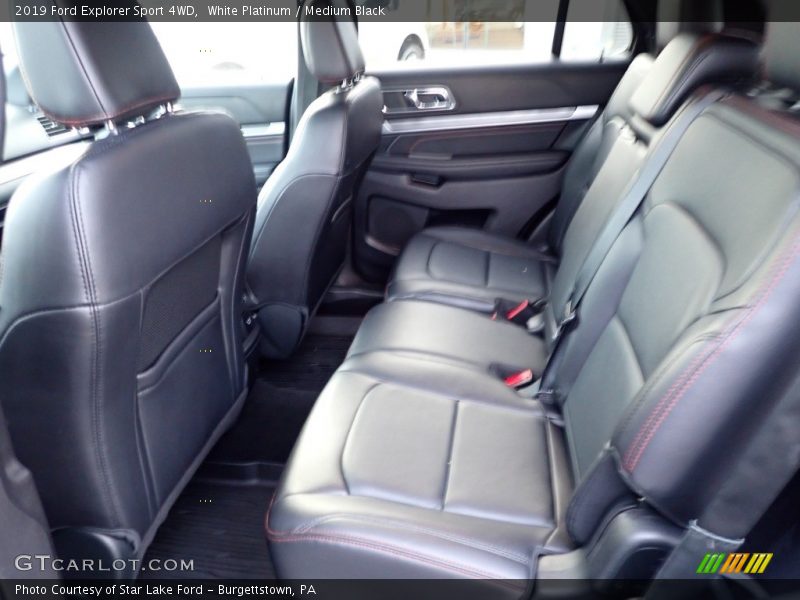 White Platinum / Medium Black 2019 Ford Explorer Sport 4WD