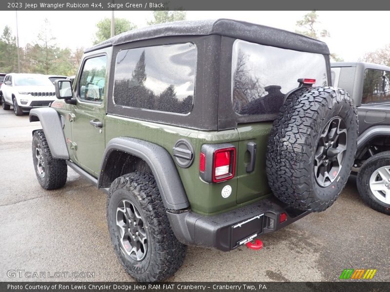 Sarge Green / Black 2023 Jeep Wrangler Rubicon 4x4