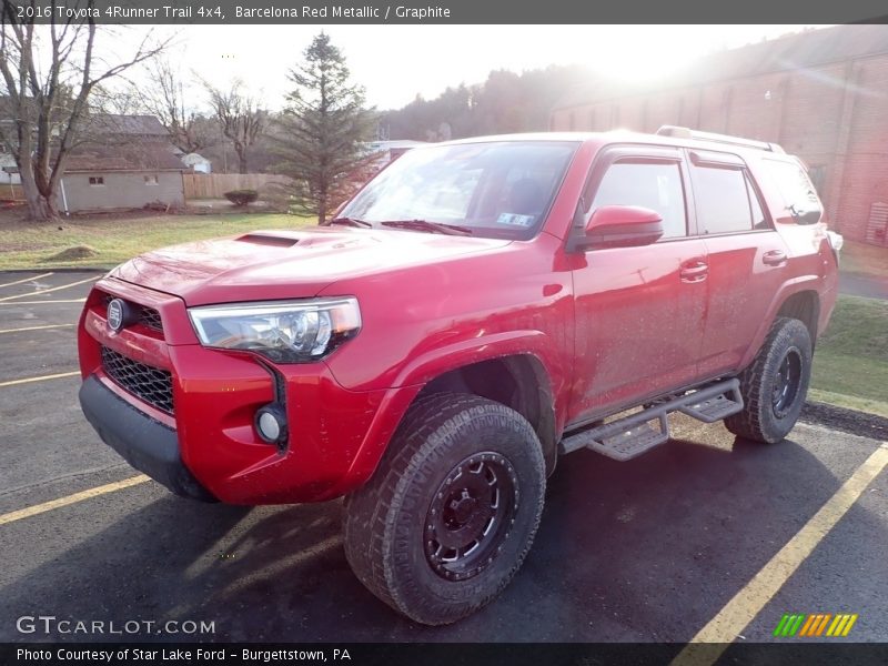Barcelona Red Metallic / Graphite 2016 Toyota 4Runner Trail 4x4