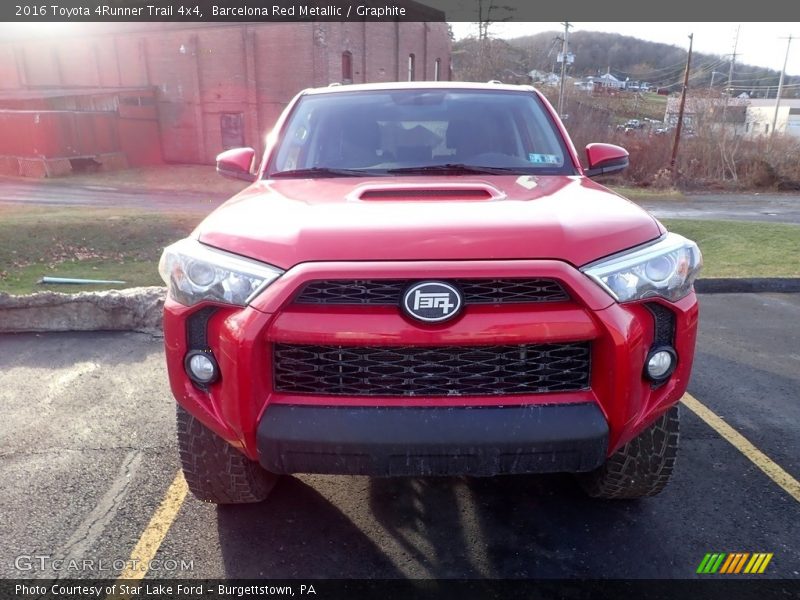 Barcelona Red Metallic / Graphite 2016 Toyota 4Runner Trail 4x4