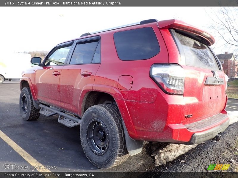 Barcelona Red Metallic / Graphite 2016 Toyota 4Runner Trail 4x4