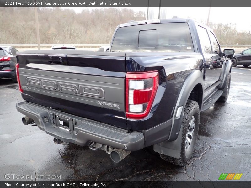 Antimatter Blue / Black 2021 Ford F150 SVT Raptor SuperCrew 4x4