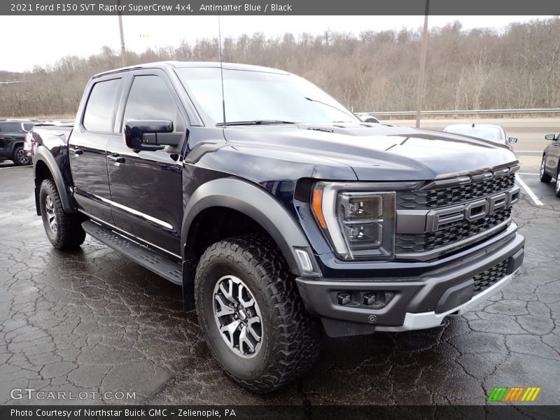 Front 3/4 View of 2021 F150 SVT Raptor SuperCrew 4x4