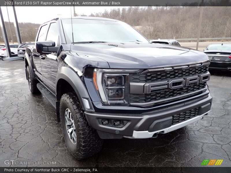 Antimatter Blue / Black 2021 Ford F150 SVT Raptor SuperCrew 4x4