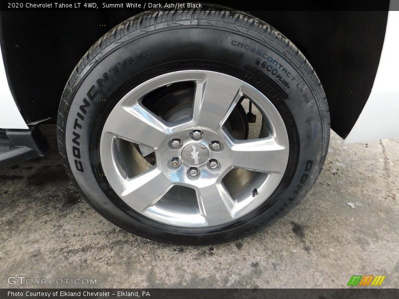 Summit White / Dark Ash/Jet Black 2020 Chevrolet Tahoe LT 4WD
