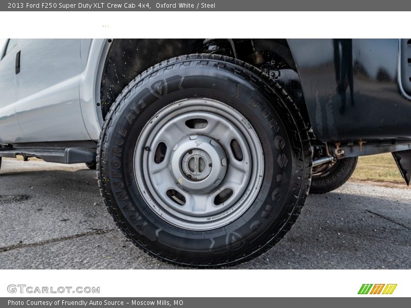Oxford White / Steel 2013 Ford F250 Super Duty XLT Crew Cab 4x4