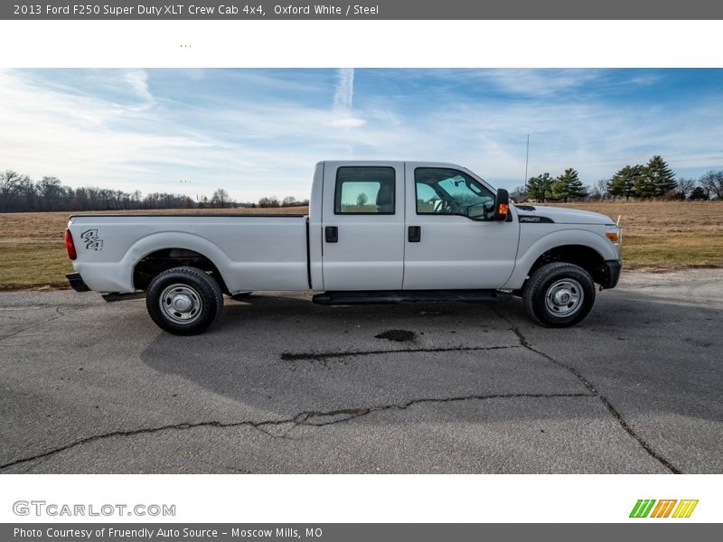 Oxford White / Steel 2013 Ford F250 Super Duty XLT Crew Cab 4x4