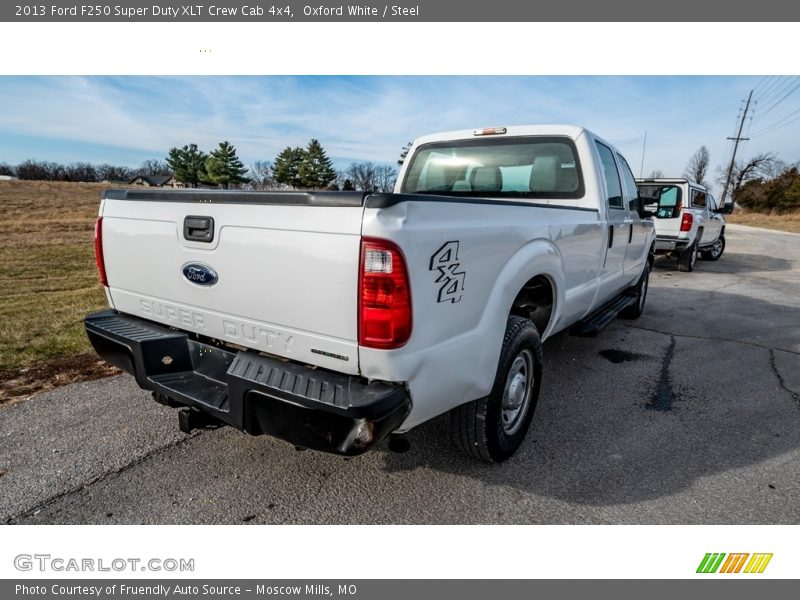 Oxford White / Steel 2013 Ford F250 Super Duty XLT Crew Cab 4x4