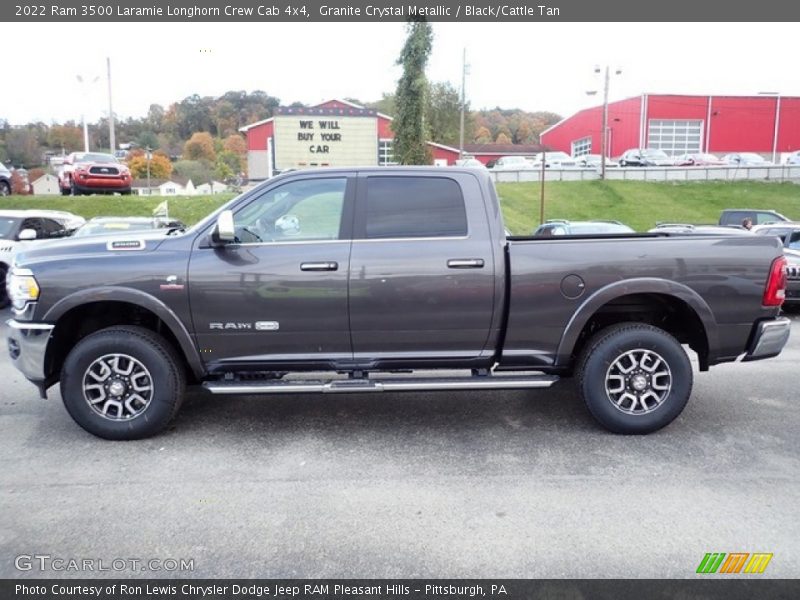  2022 3500 Laramie Longhorn Crew Cab 4x4 Granite Crystal Metallic