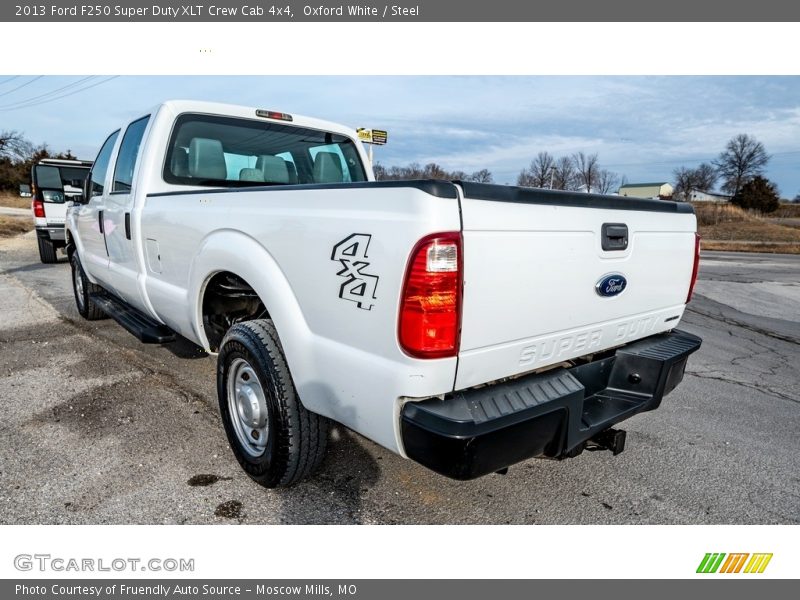 Oxford White / Steel 2013 Ford F250 Super Duty XLT Crew Cab 4x4