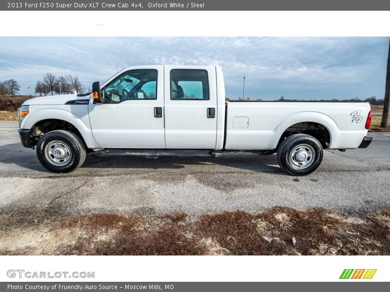 Oxford White / Steel 2013 Ford F250 Super Duty XLT Crew Cab 4x4