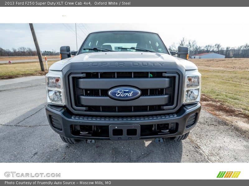 Oxford White / Steel 2013 Ford F250 Super Duty XLT Crew Cab 4x4