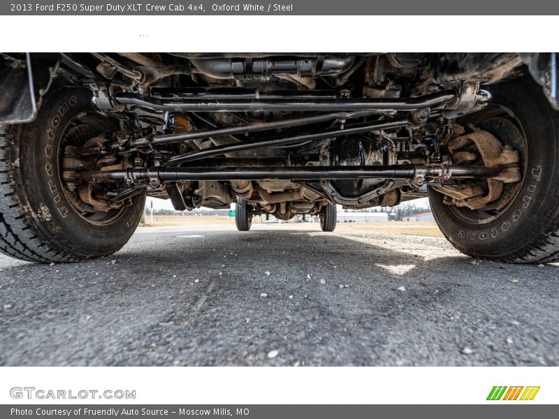 Oxford White / Steel 2013 Ford F250 Super Duty XLT Crew Cab 4x4