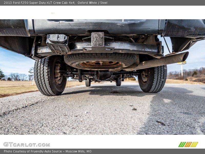 Oxford White / Steel 2013 Ford F250 Super Duty XLT Crew Cab 4x4