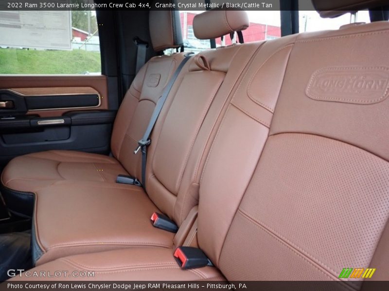 Rear Seat of 2022 3500 Laramie Longhorn Crew Cab 4x4