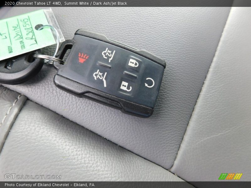 Summit White / Dark Ash/Jet Black 2020 Chevrolet Tahoe LT 4WD