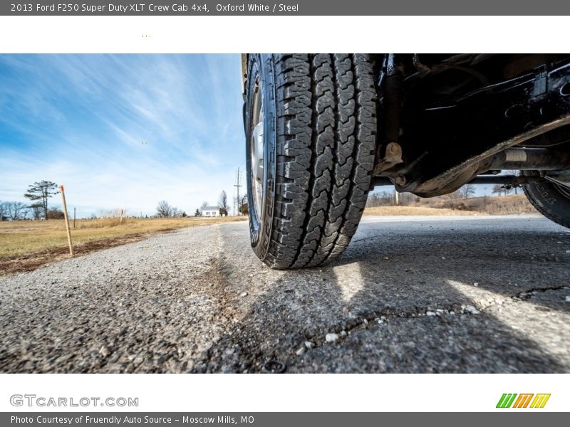 Oxford White / Steel 2013 Ford F250 Super Duty XLT Crew Cab 4x4