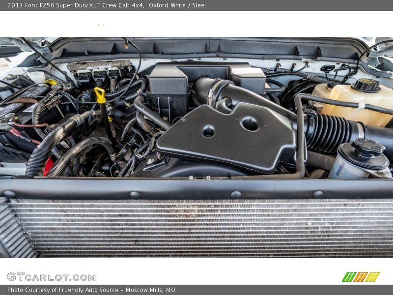 Oxford White / Steel 2013 Ford F250 Super Duty XLT Crew Cab 4x4
