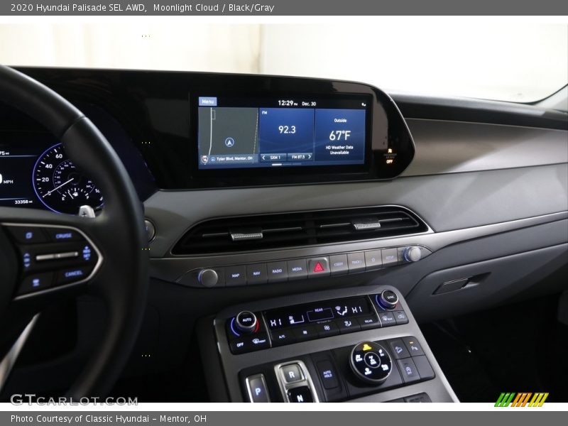 Moonlight Cloud / Black/Gray 2020 Hyundai Palisade SEL AWD